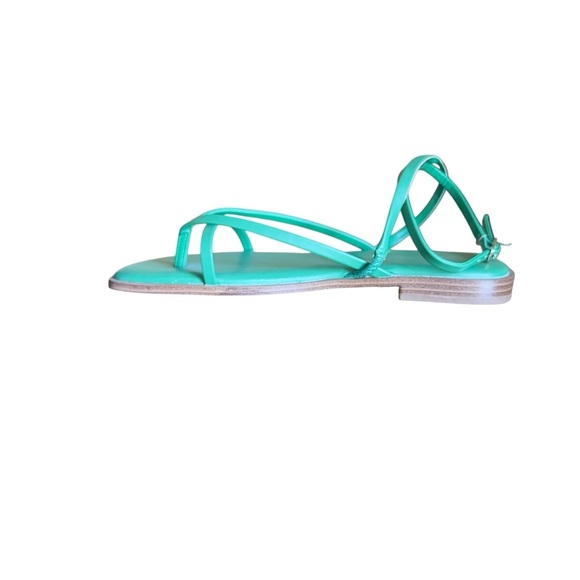 NWT Joie Green Strappy Sandals Size 8 - Picture 4 of 6